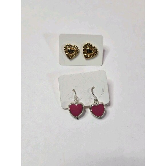 Jewelry Lot Red Love Hearts Theme Clean Curated Bundle Free Gift - Picture 13 of 16